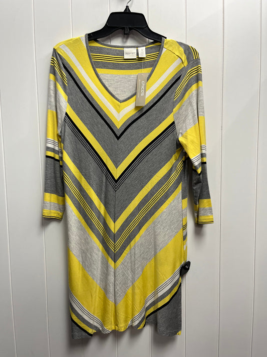 Top Long Sleeve By Chicos In Yellow, Size: M