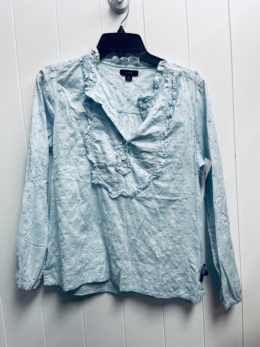 Top Long Sleeve By J. Crew In Blue, Size: S