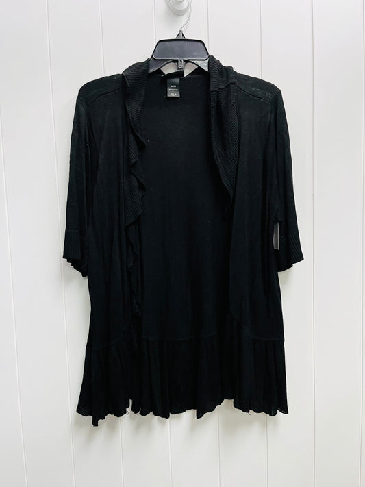 Sweater Cardigan By Lane Bryant In Black, Size: 1x