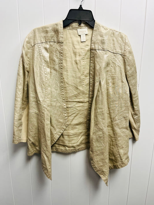 Jacket Other By Chicos In Gold, Size: L