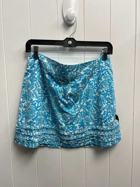 Skort By Lilly Pulitzer In Blue & Green, Size: 6