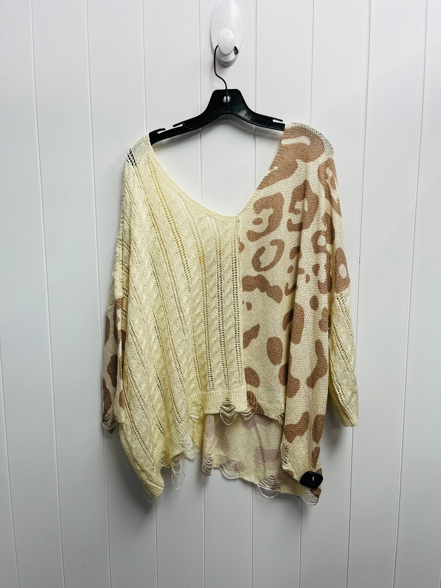 Sweater By Pol In Brown, Size: L