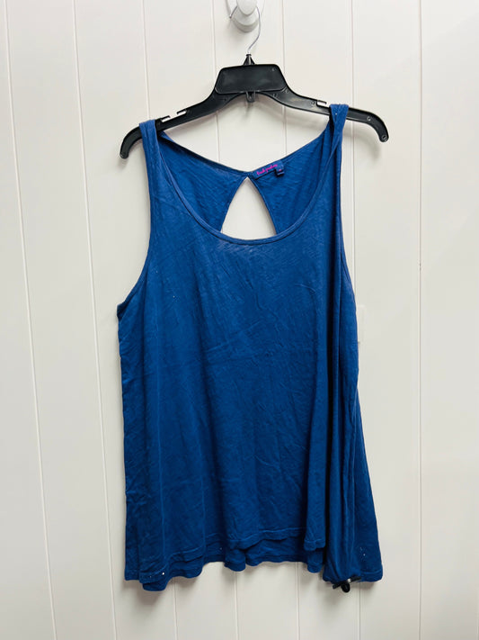 Top Sleeveless Basic By Fresh Produce In Blue, Size: Xxl