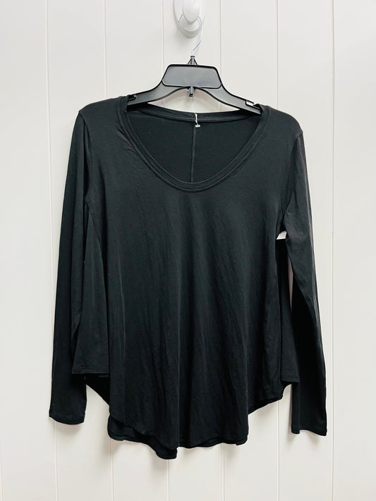 Athletic Top Long Sleeve Crewneck By Lululemon In Black, Size: M