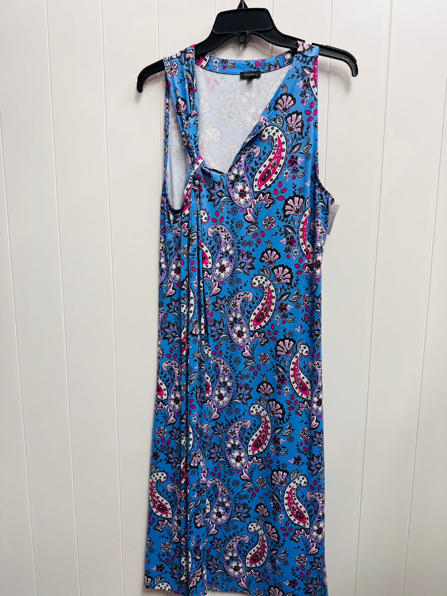 Dress Casual Short By Talbots In Blue & Pink, Size: Xl