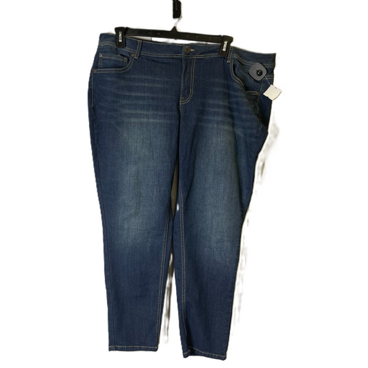 Jeans Skinny By Cato In Blue Denim, Size: 18wpetite