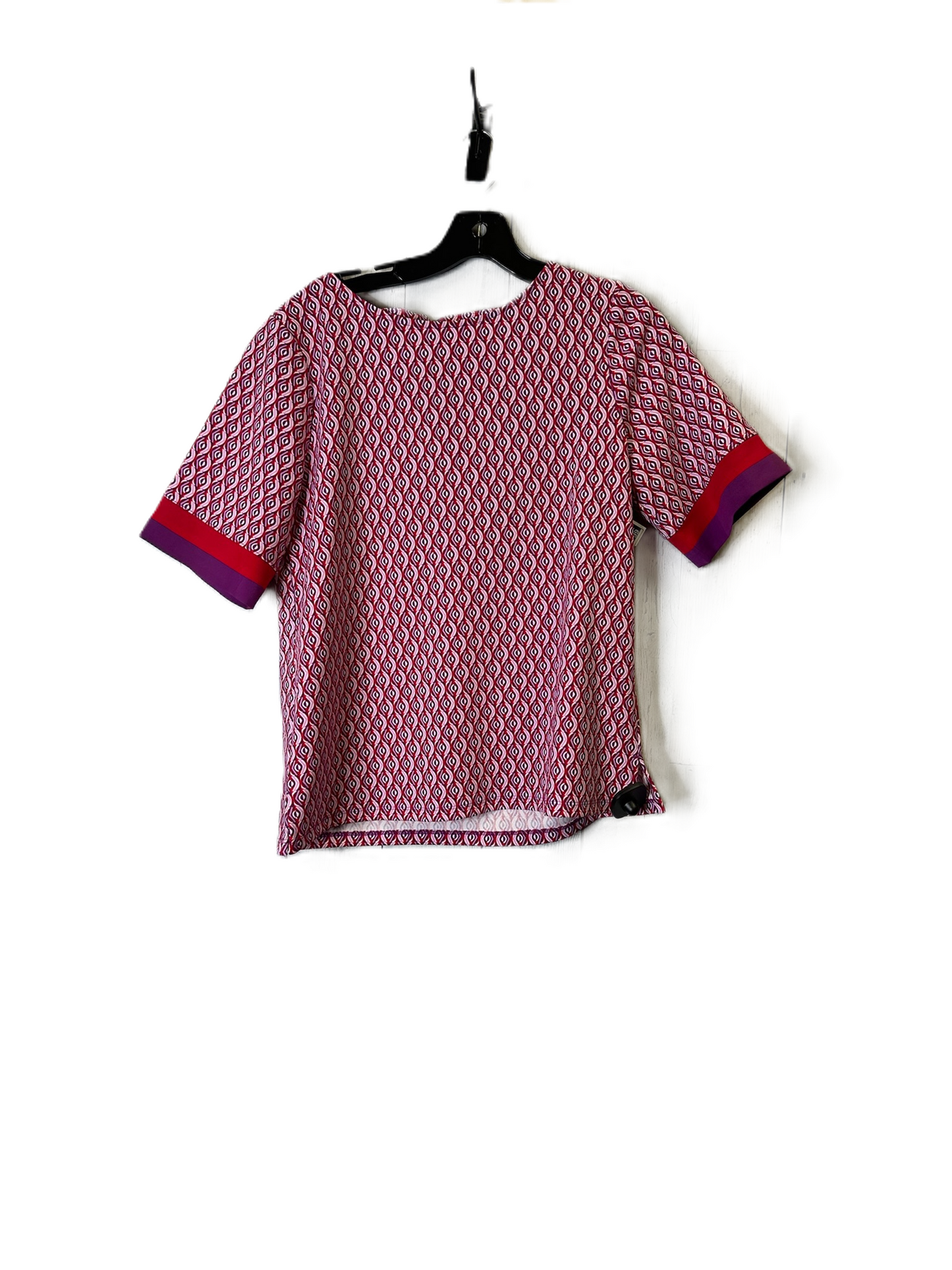 Top Short Sleeve By Chicos In Pink & Purple, Size: S