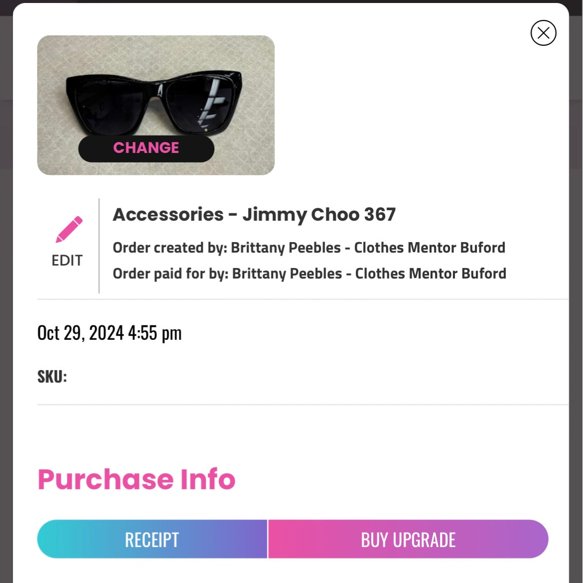 Sunglasses Luxury Designer By Jimmy Choo