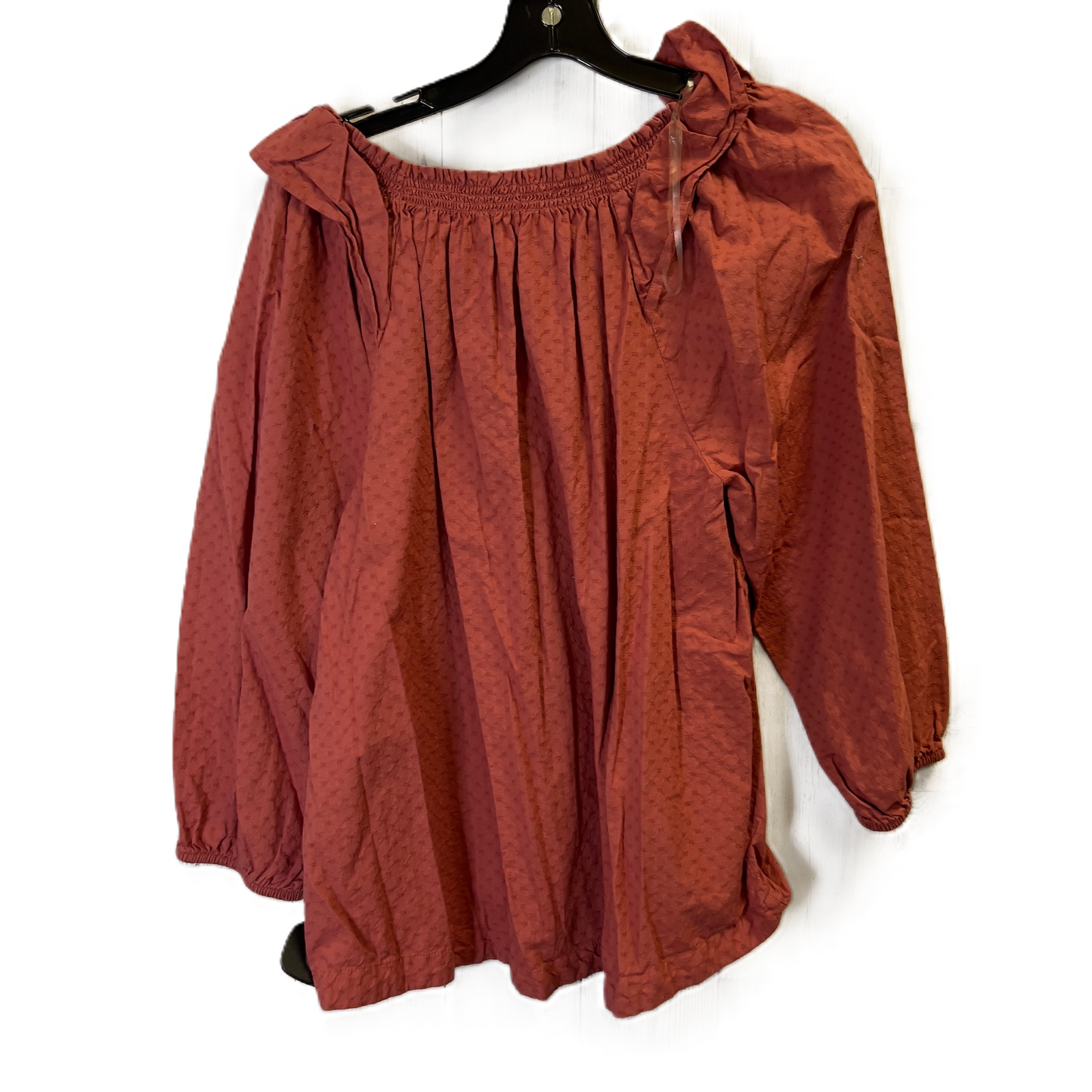 Top Long Sleeve By Sonoma In Red, Size: Xl