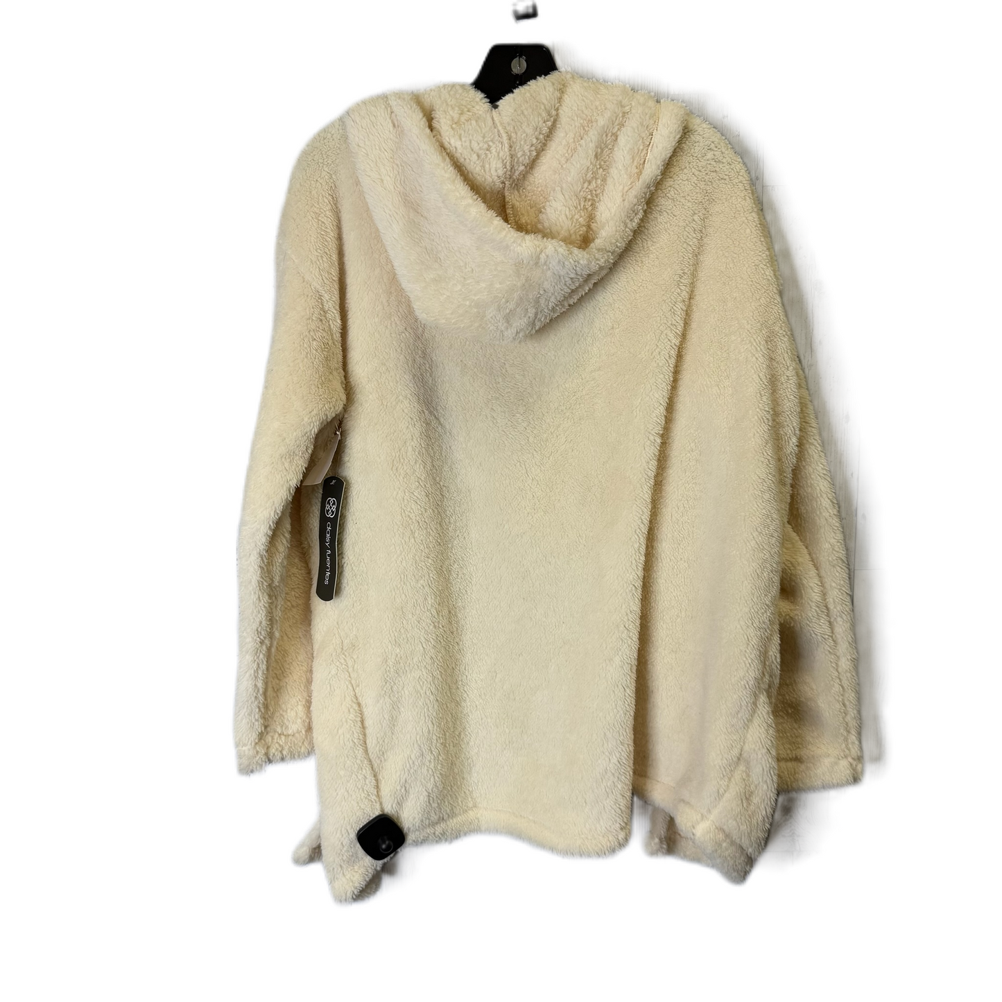 Sweater Cardigan By Daisy Fuentes In Cream, Size: Xl