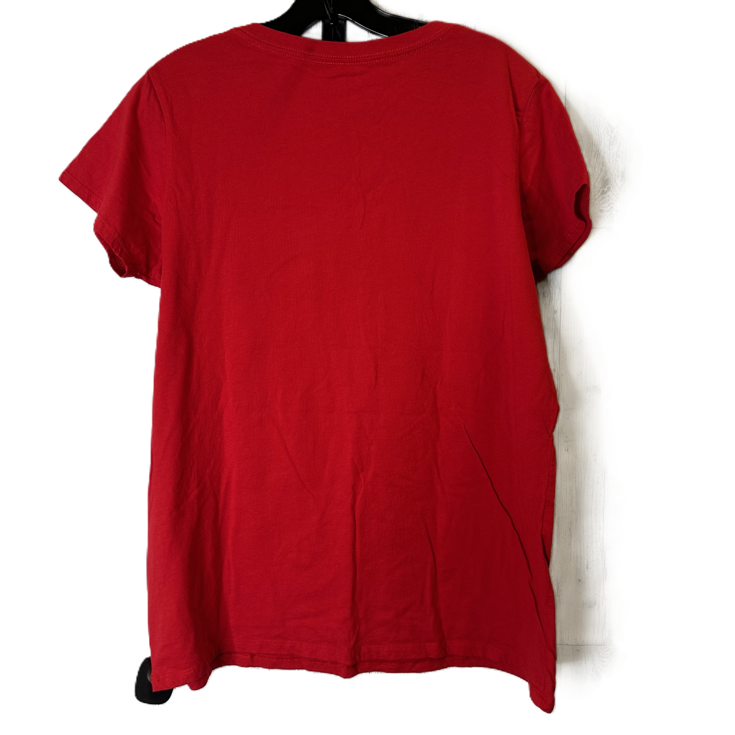 Top Short Sleeve Basic By Holiday Time In Red, Size: Xl