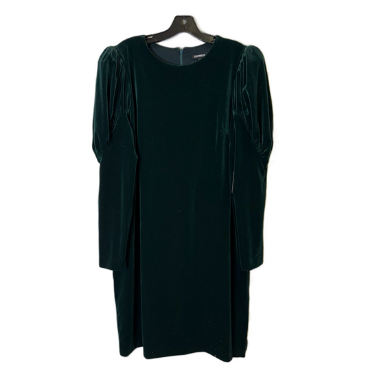 Dress Party Midi By Express In Green, Size: Xl