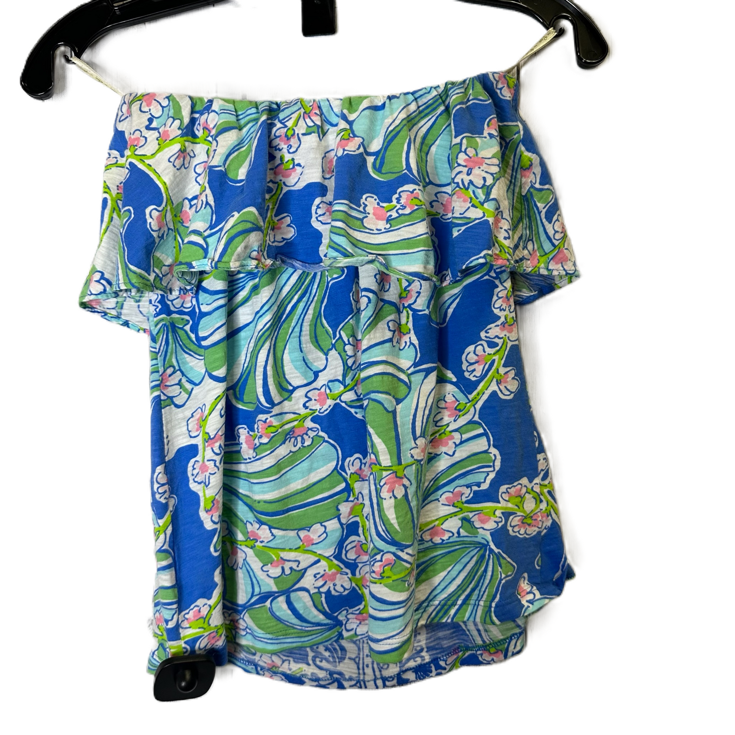 Blue Top Sleeveless By Lilly Pulitzer, Size: S