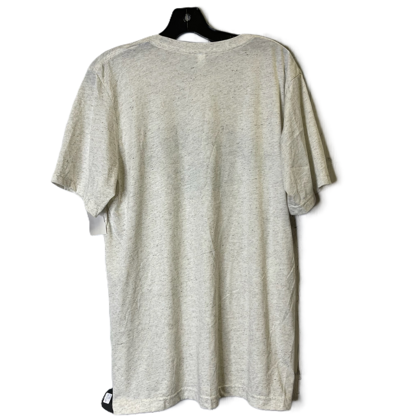 Top Short Sleeve Basic By Zz In Cream, Size: L