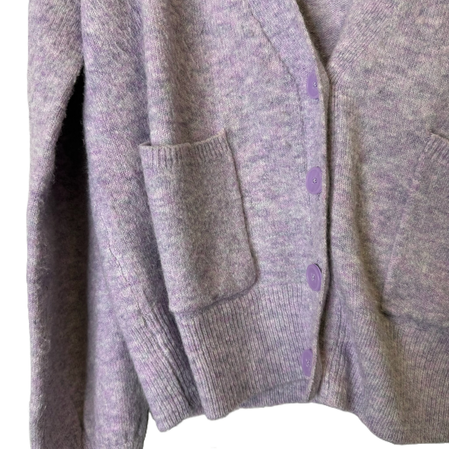 Sweater Cardigan By A New Day In Purple, Size: S