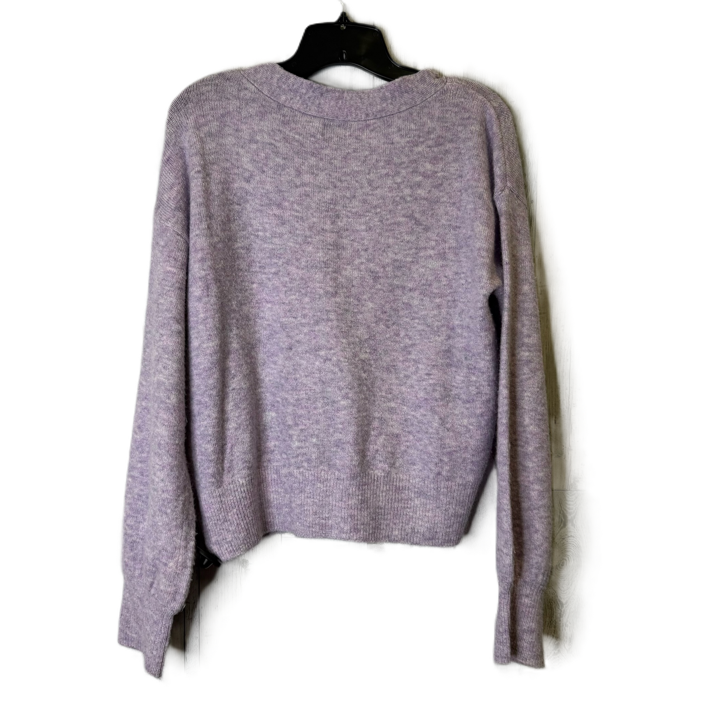 Sweater Cardigan By A New Day In Purple, Size: S