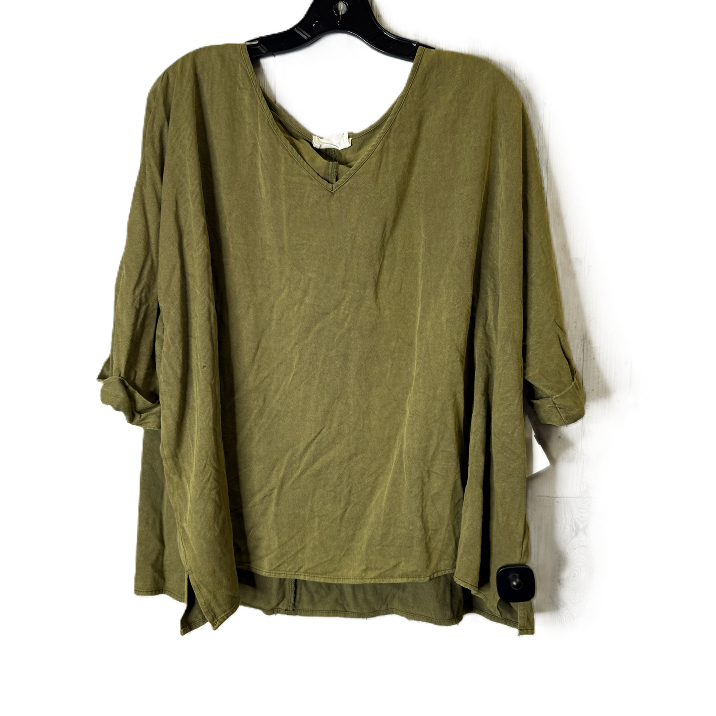 Top Short Sleeve By Andree By Unit In Green, Size: S