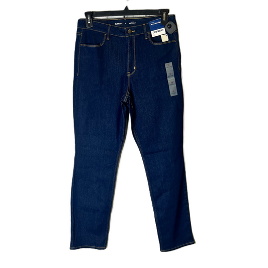 Jeans Straight By Old Navy In Blue Denim, Size: 12