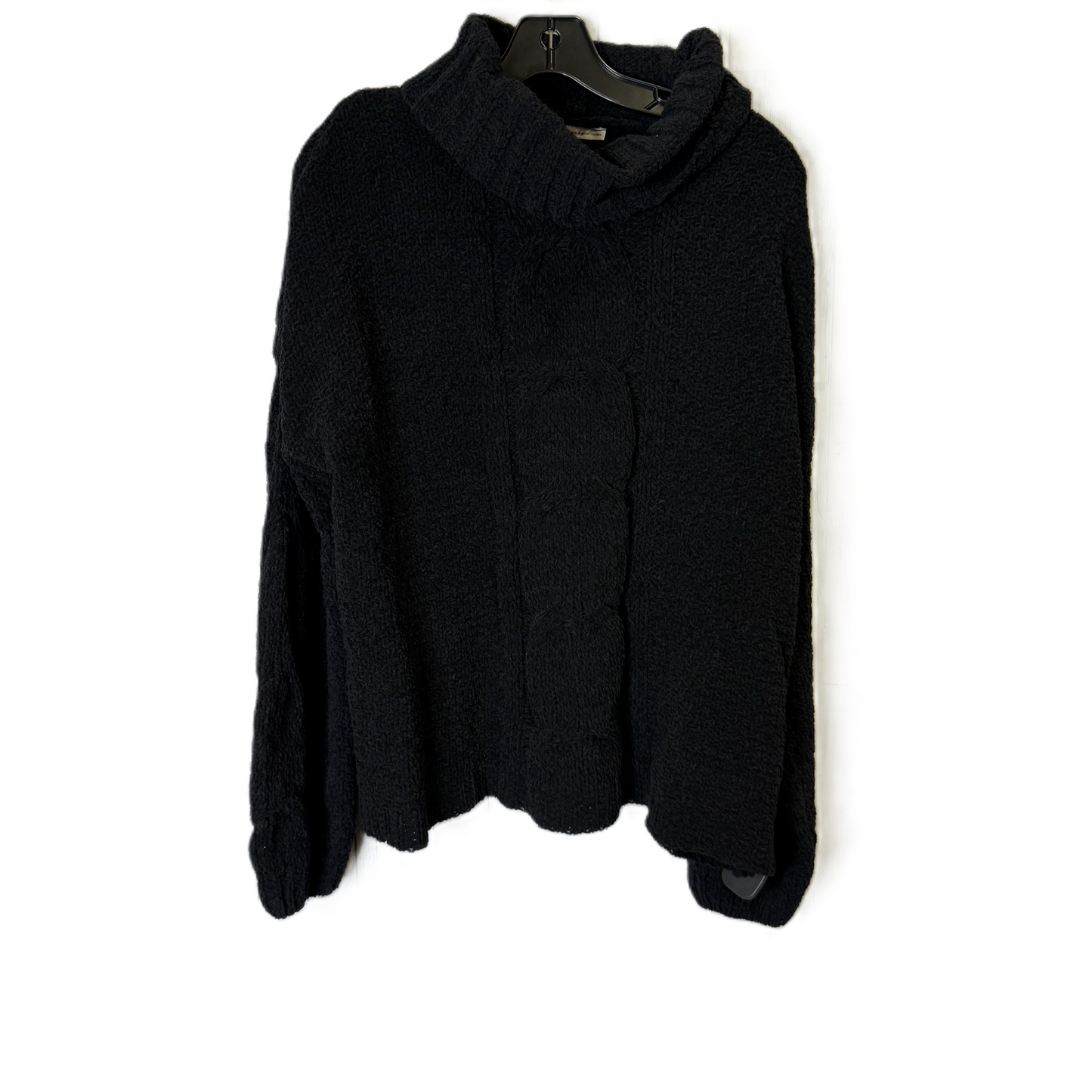 Sweater By Seven 7 In Black, Size: M