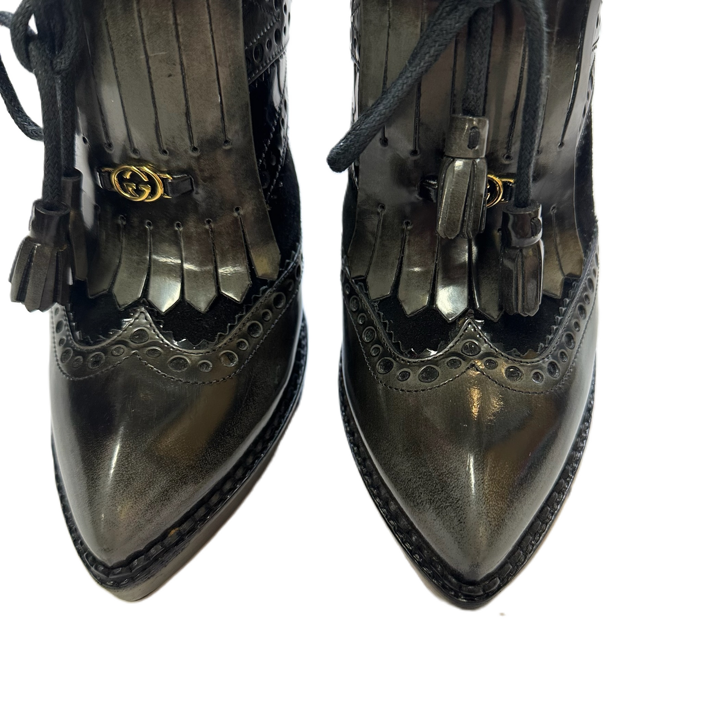 Boots Luxury Designer By Gucci  Size: 10.5