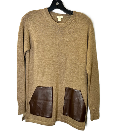 Top Long Sleeve By J. Crew In Brown, Size: Xs