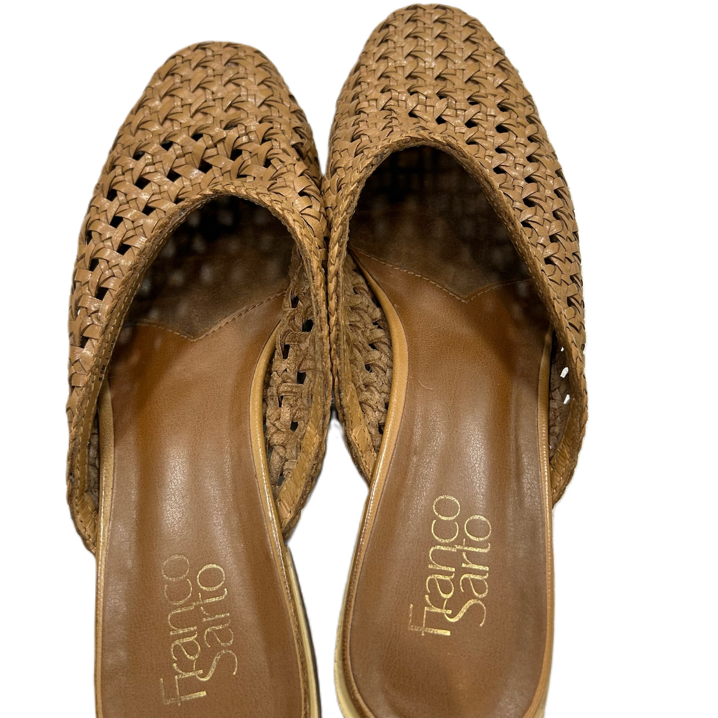 Shoes Flats By Franco Sarto In Brown, Size: 8.5