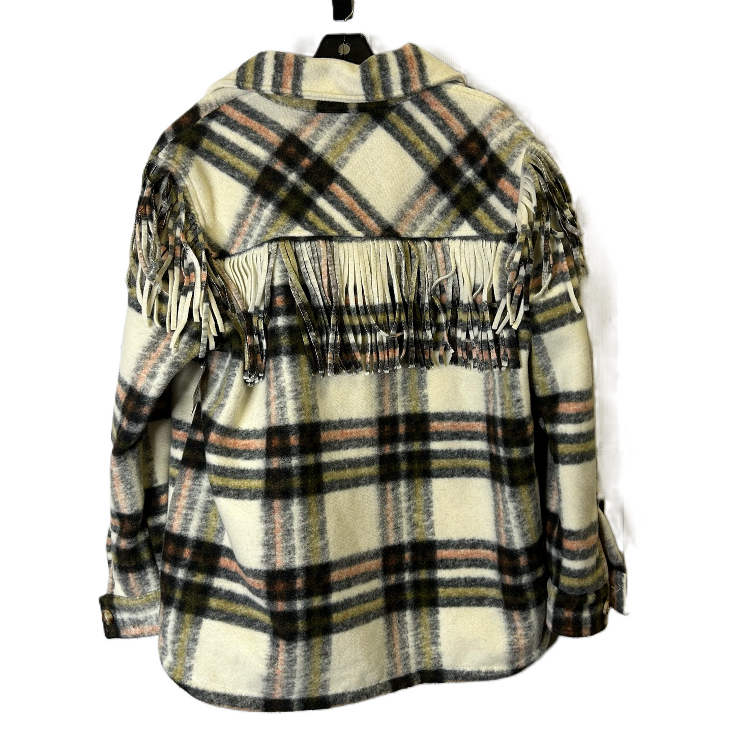 Jacket Shirt By Blanknyc In Plaid Pattern, Size: L