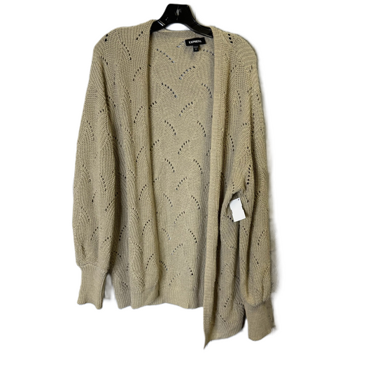 Sweater Cardigan By Express In Cream, Size: S