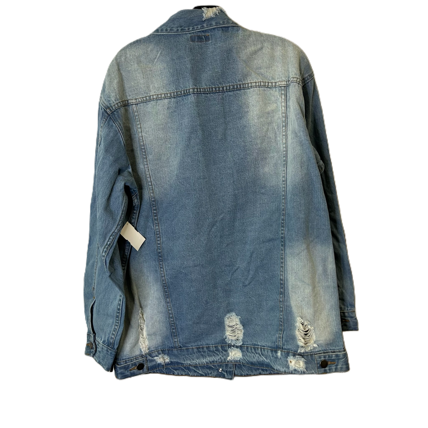 Jacket Denim By Easel In Blue Denim, Size: M