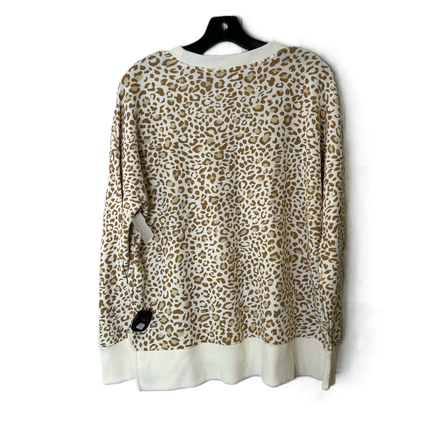 Sweatshirt Crewneck By Time And Tru In Animal Print, Size: M