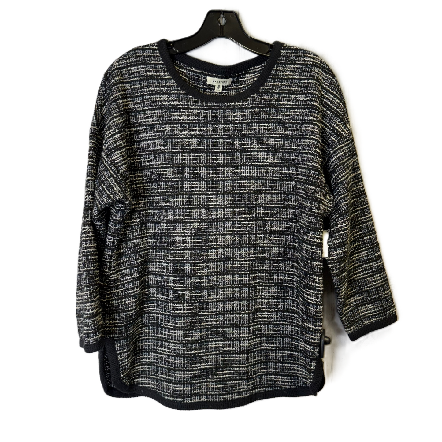 Top Long Sleeve By Max Studio In Black, Size: M