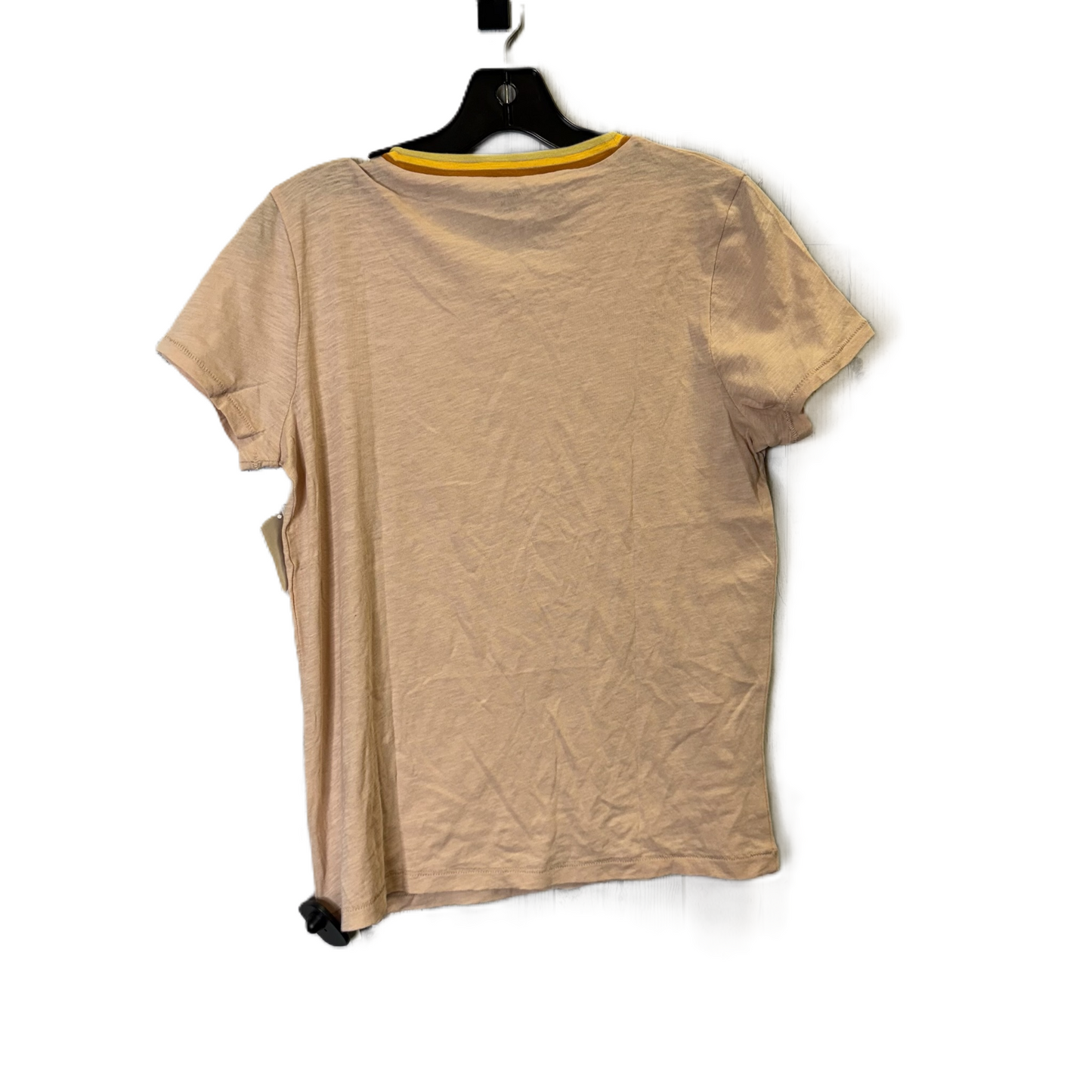 Top Short Sleeve By Madewell In Beige, Size: M