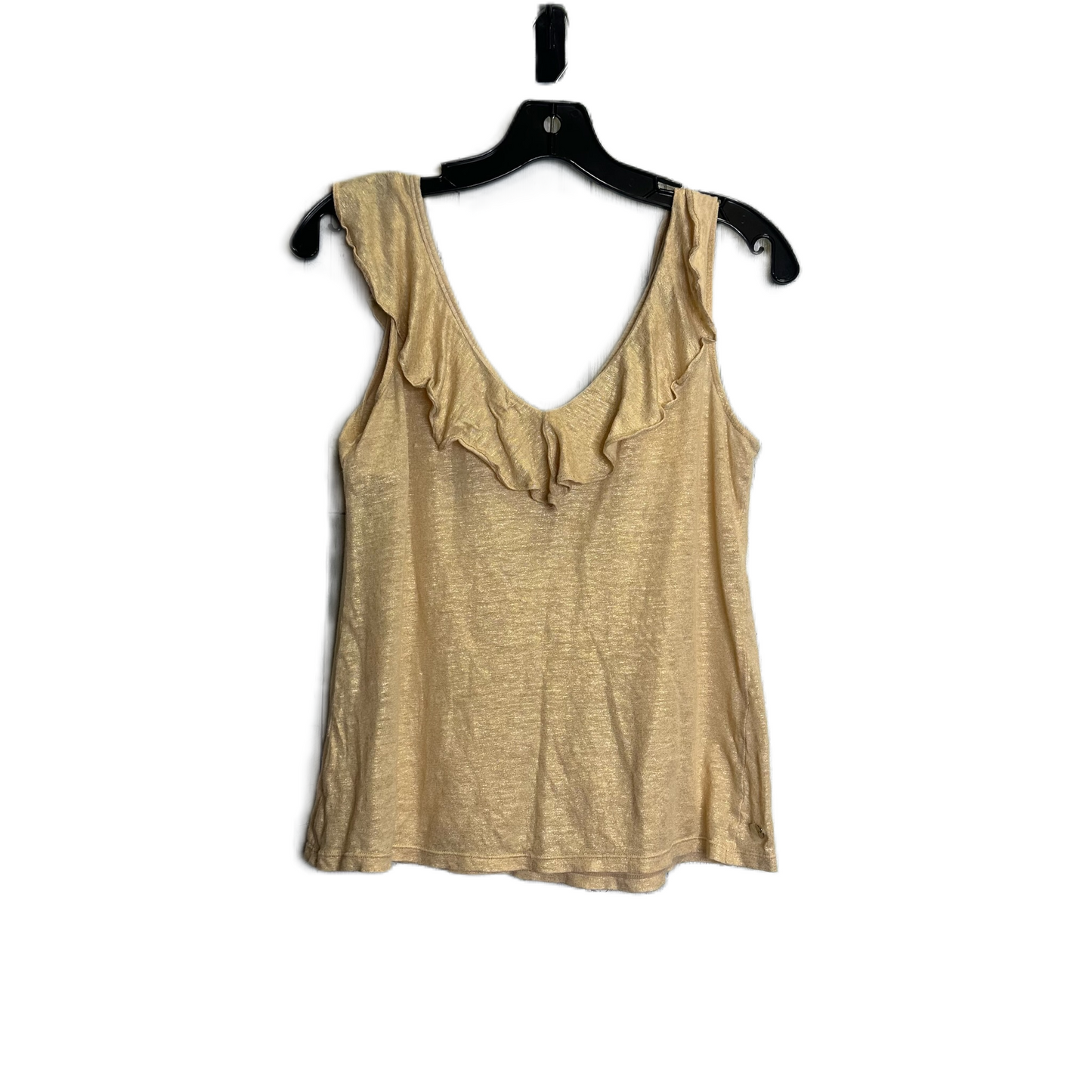 Gold Top Sleeveless By Lilly Pulitzer, Size: S