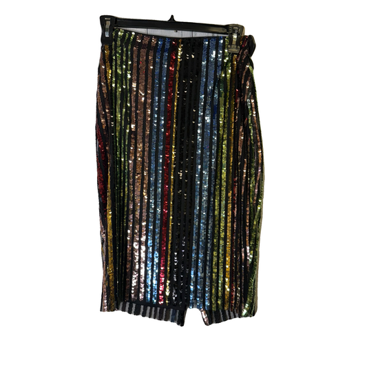 Skirt Midi By New York And Co In Multi-colored, Size: M