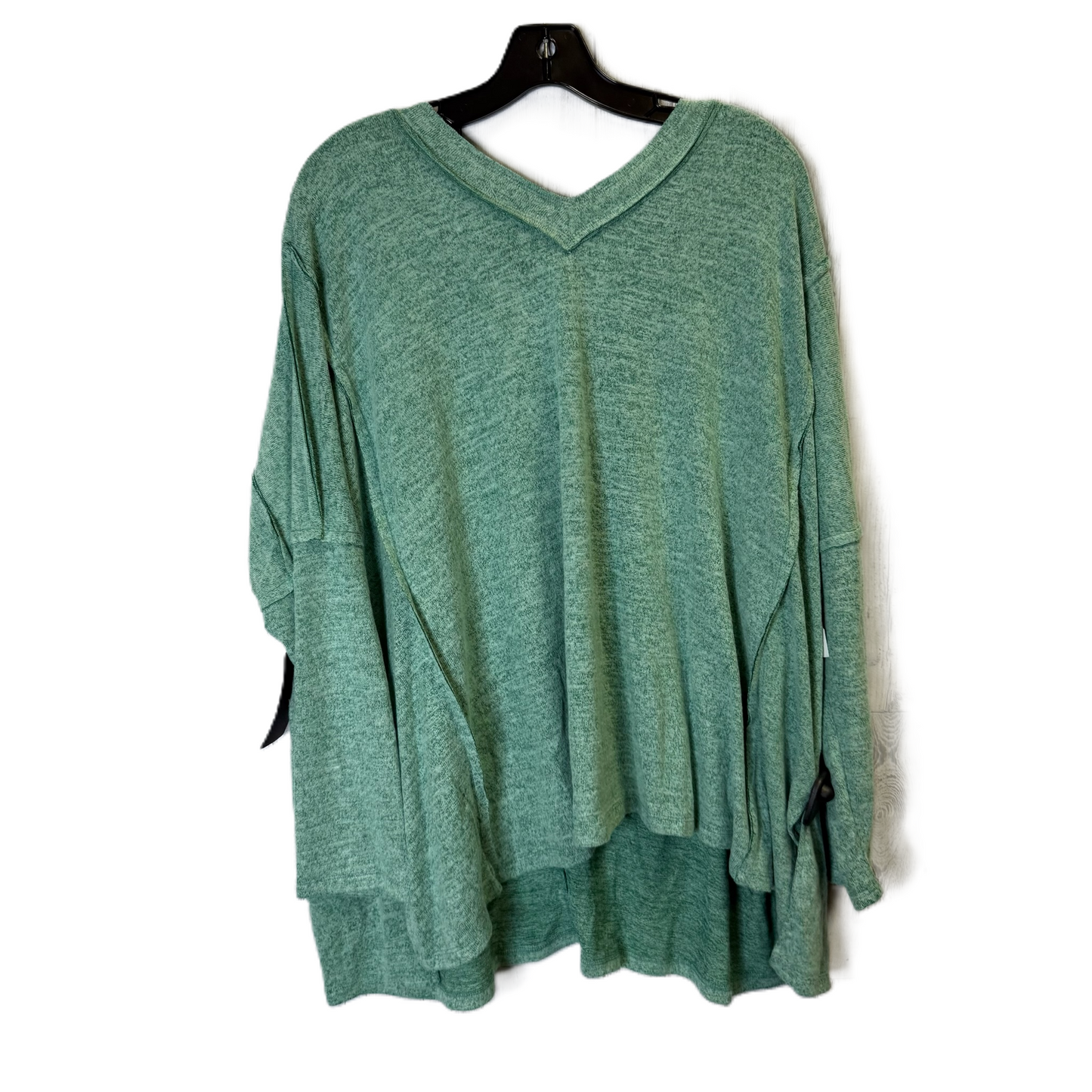 Top Long Sleeve By Easel In Green, Size: S