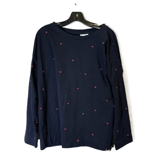 Top Long Sleeve By J. Jill In Blue, Size: L