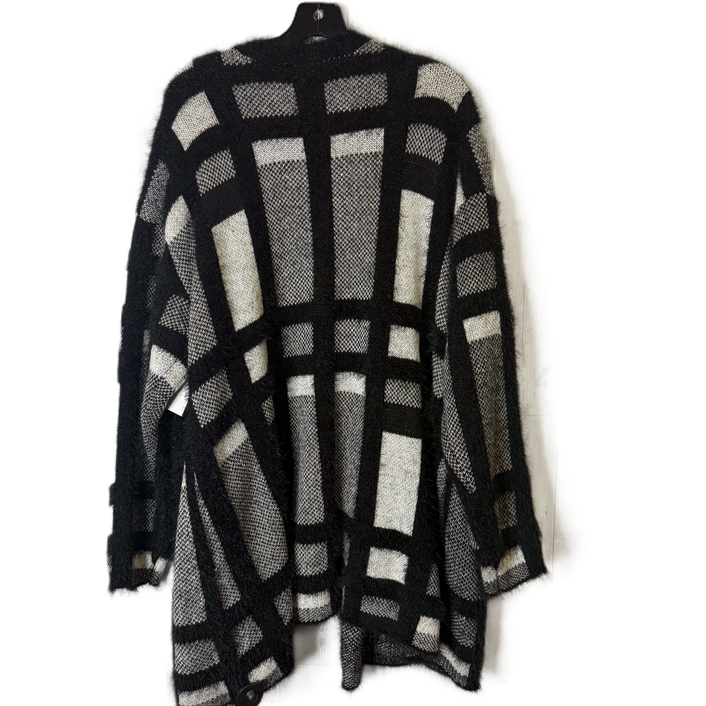 Sweater Cardigan By Lane Bryant In Black & White, Size: 22