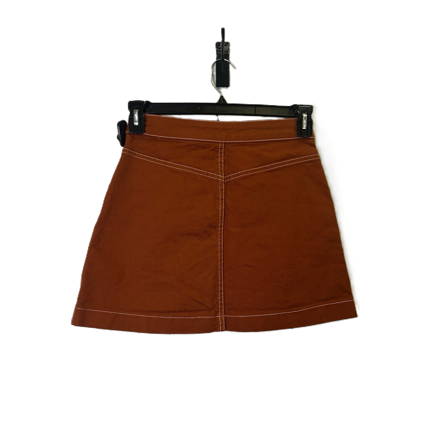 Skirt Mini & Short By Zara In Orange, Size: S