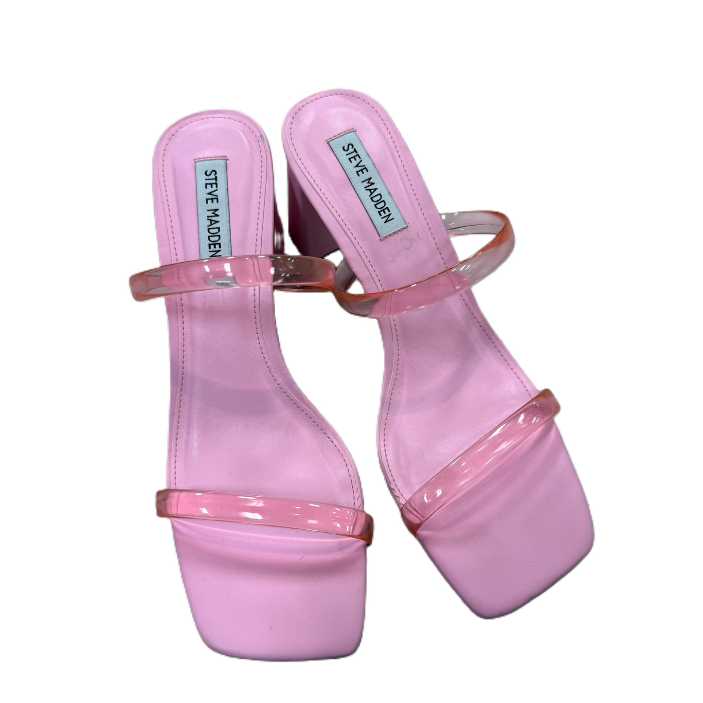 Shoes Heels Block By Steve Madden In Pink, Size: 9