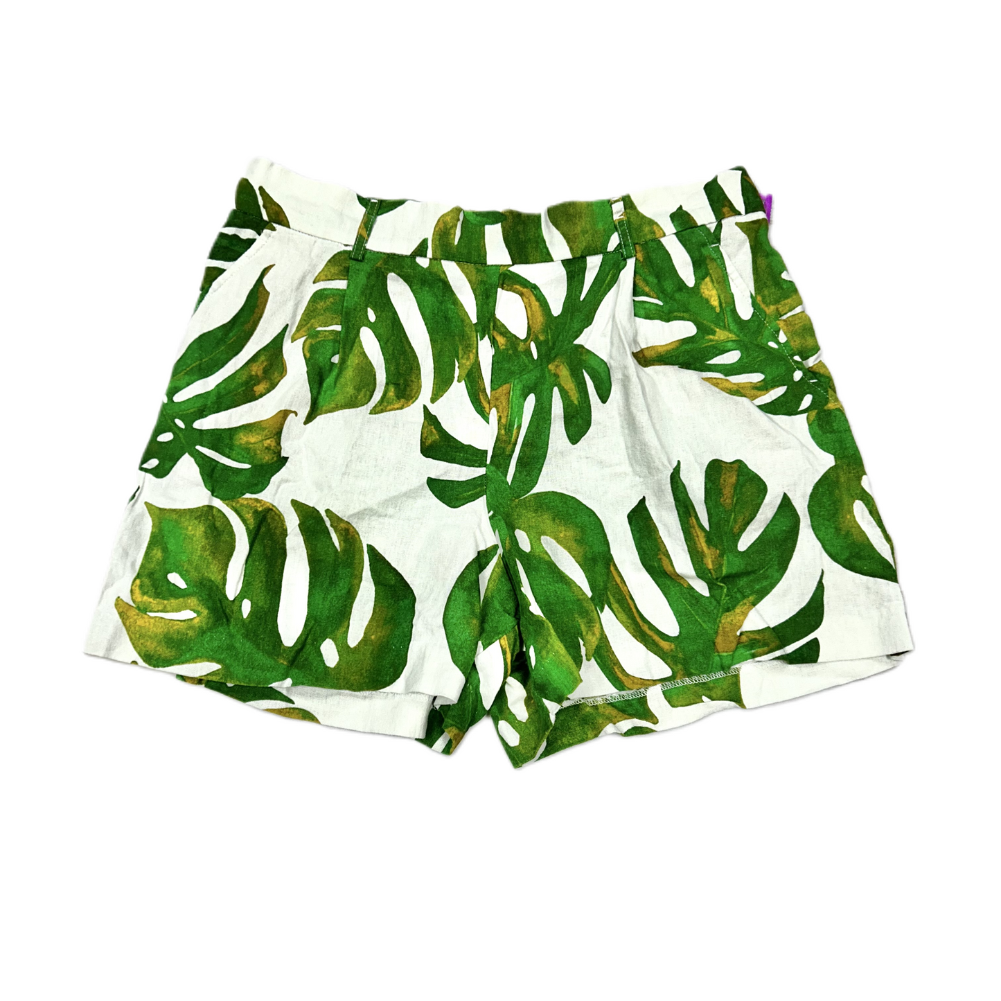 Green & White Shorts By Joie, Size: L