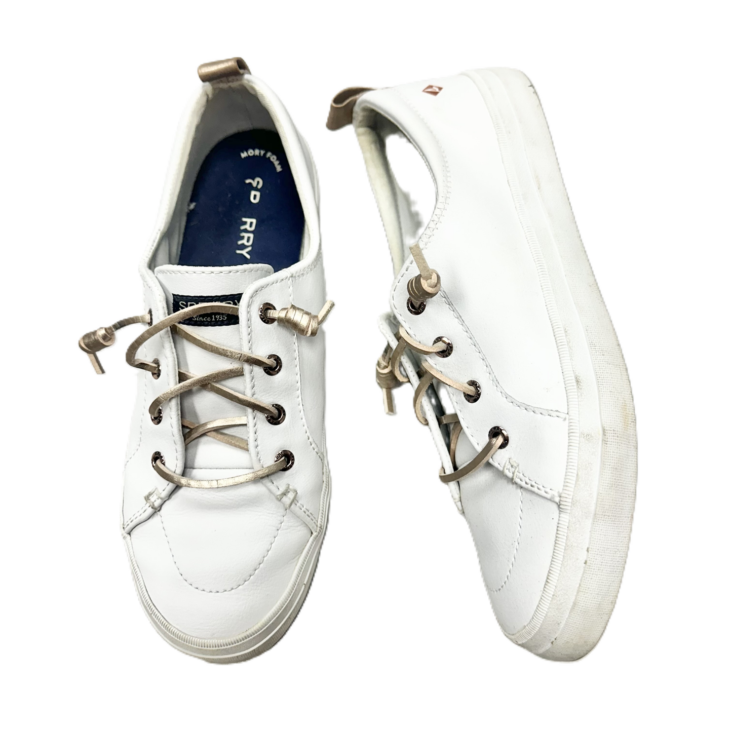 Shoes Sneakers By Sperry In White, Size: 8.5