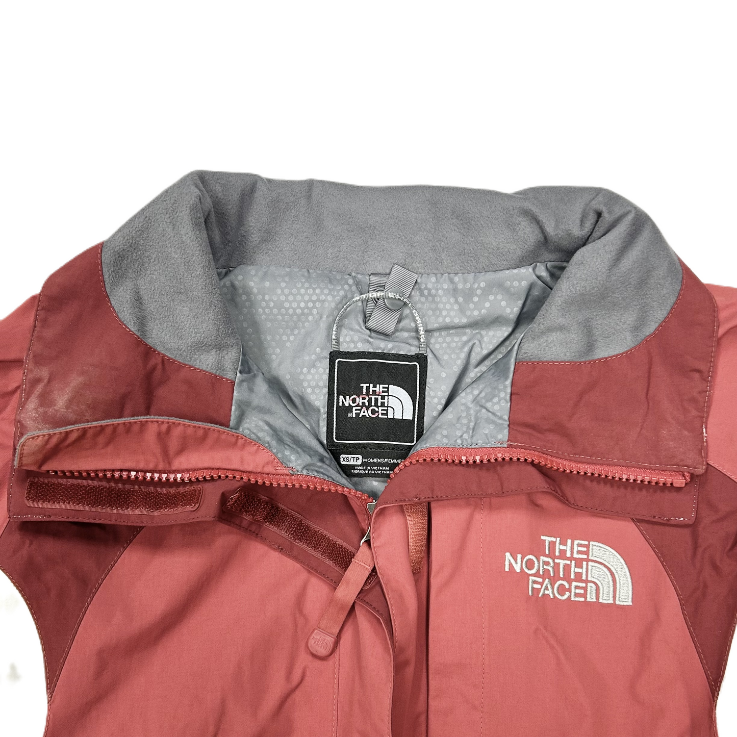 Jacket Windbreaker By North Face In Red, Size: Xs