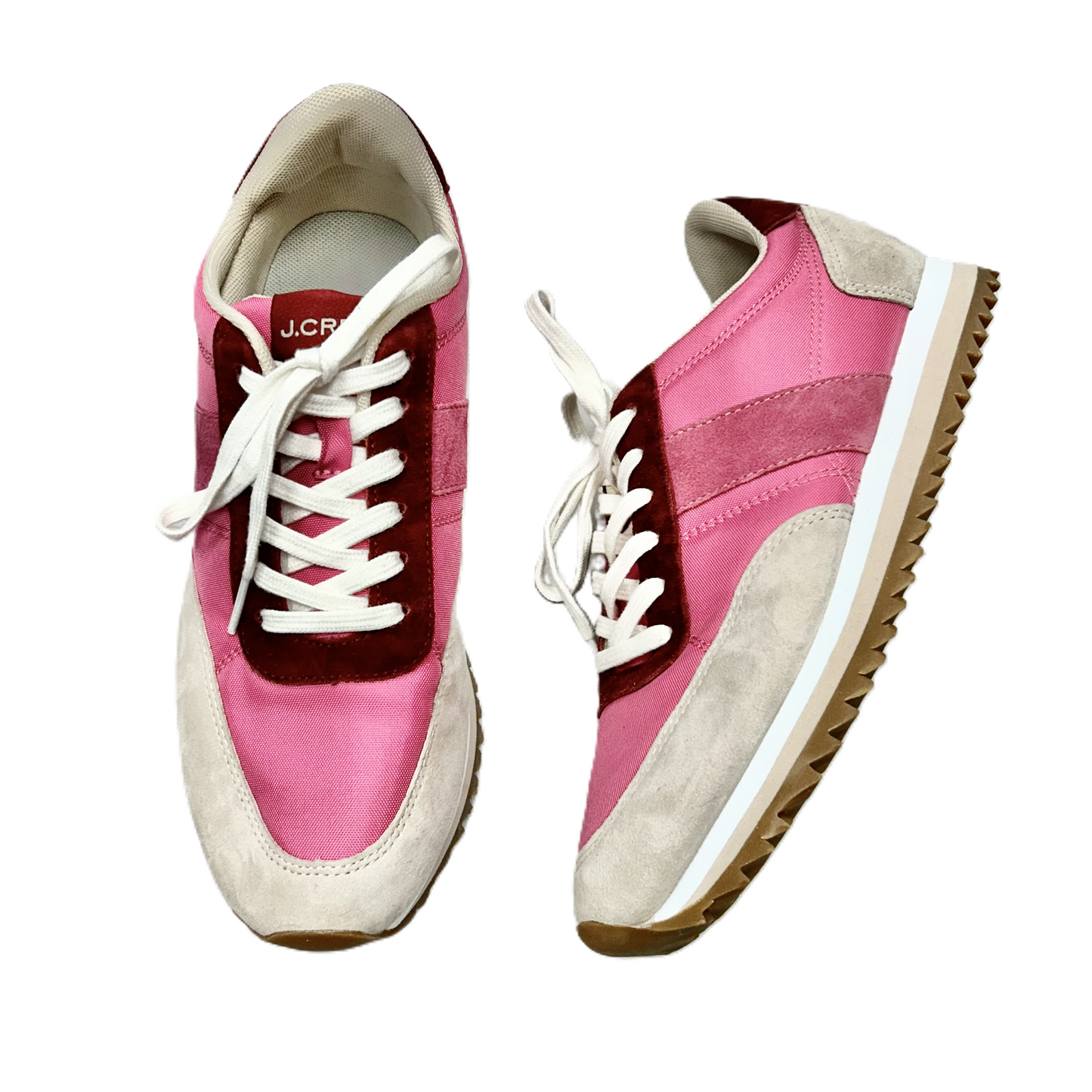 Shoes Sneakers By J. Crew In Pink & Red, Size: 8