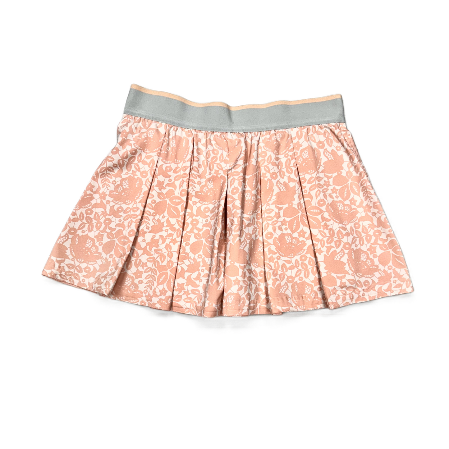 Skirt Designer By Stella Mccartney In Cream & Pink, Size: L