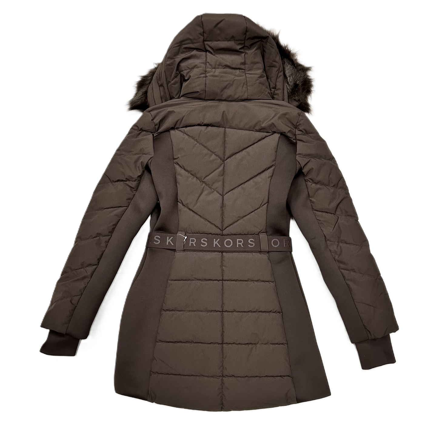 Coat Puffer & Quilted By Michael By Michael Kors In Brown, Size: S