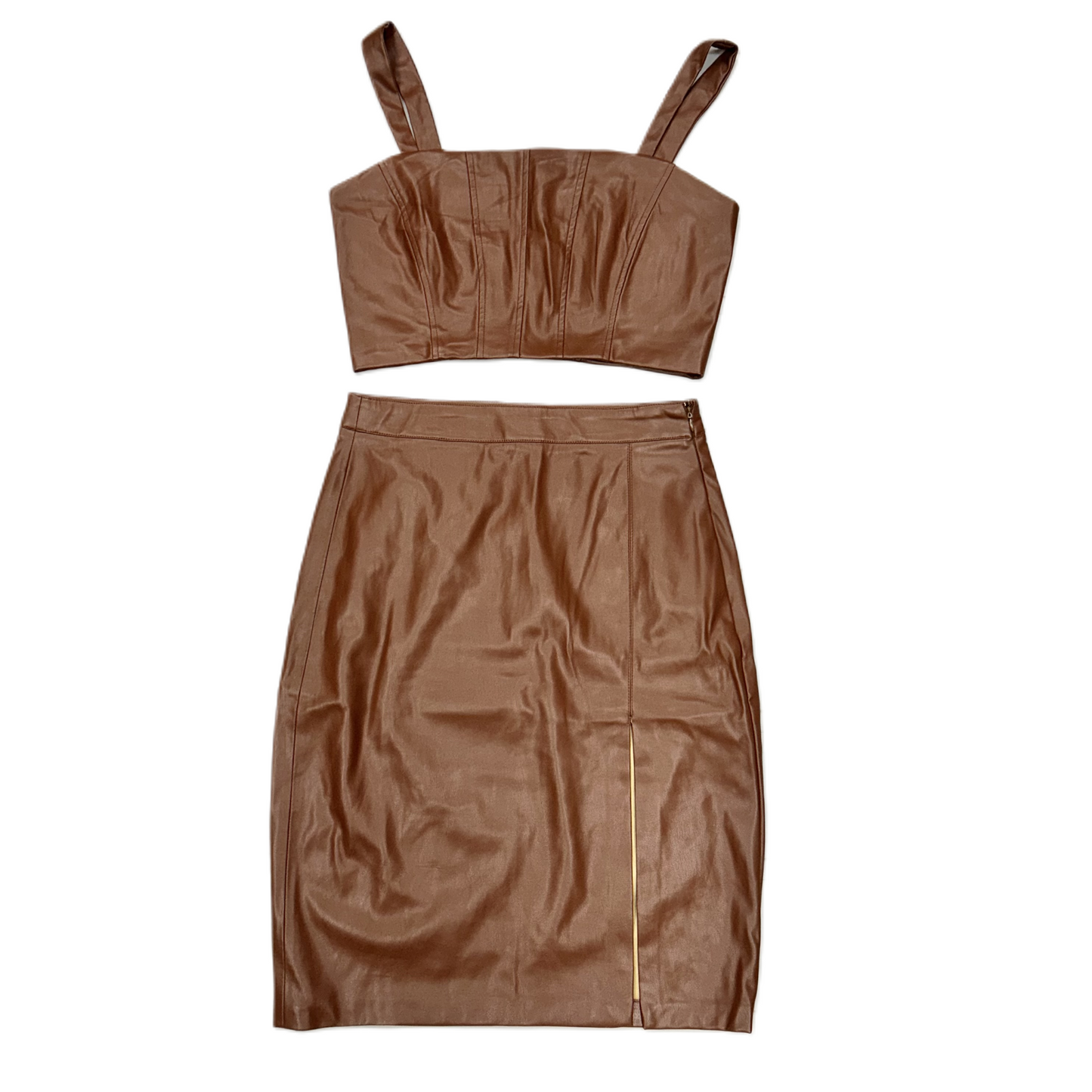 Skirt Set Designer By Jason Wu In Brown, Size: M