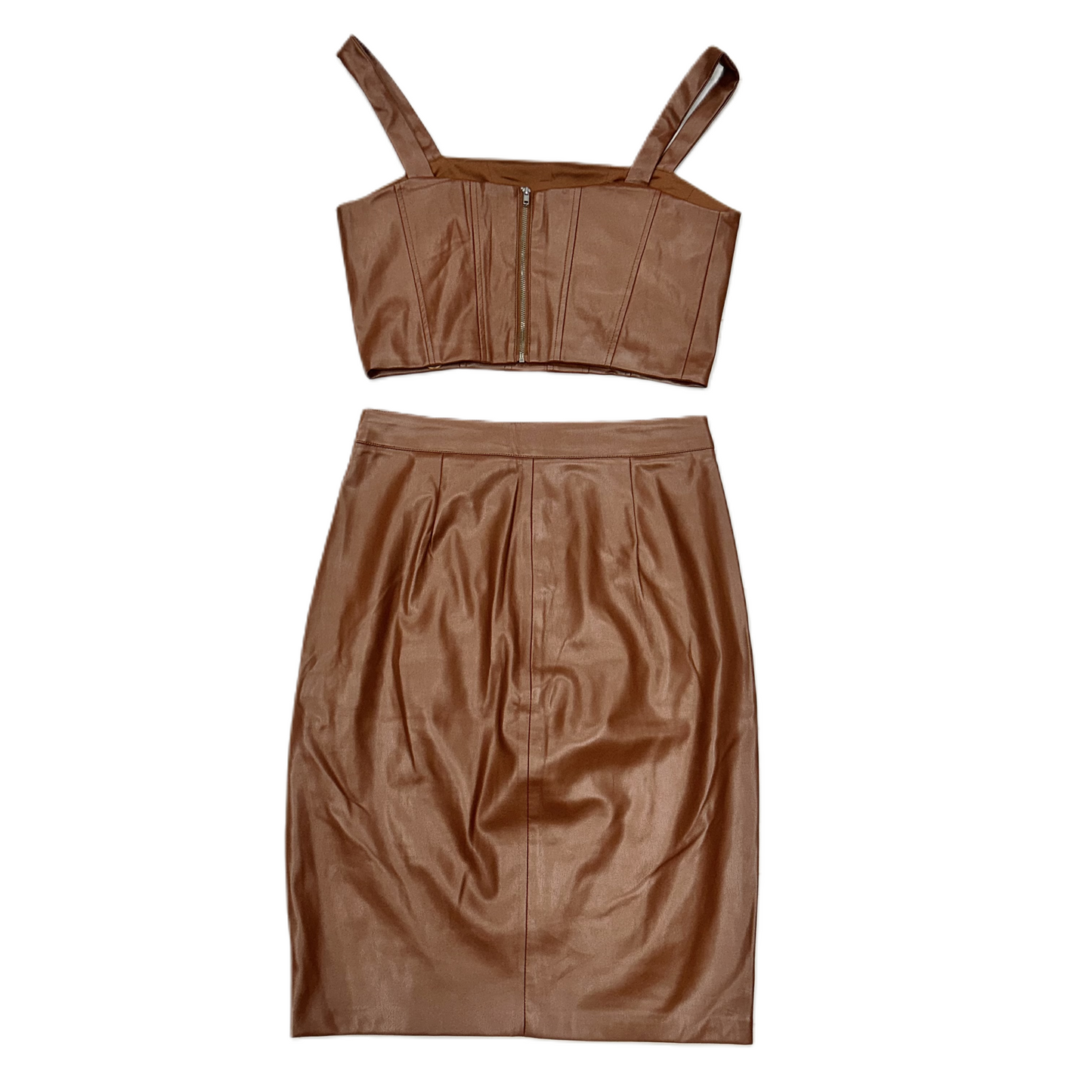 Skirt Set Designer By Jason Wu In Brown, Size: M