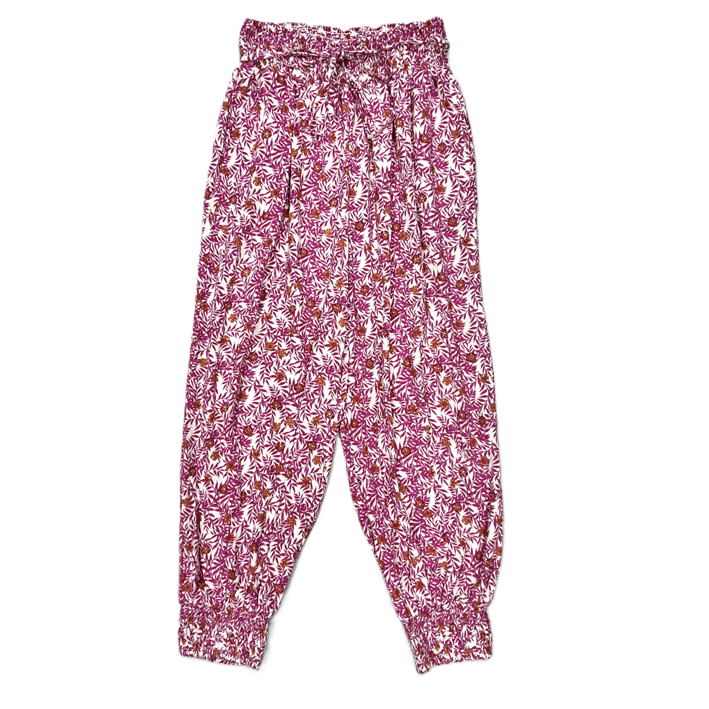 Purple & White Pants Joggers By Anthropologie, Size: S