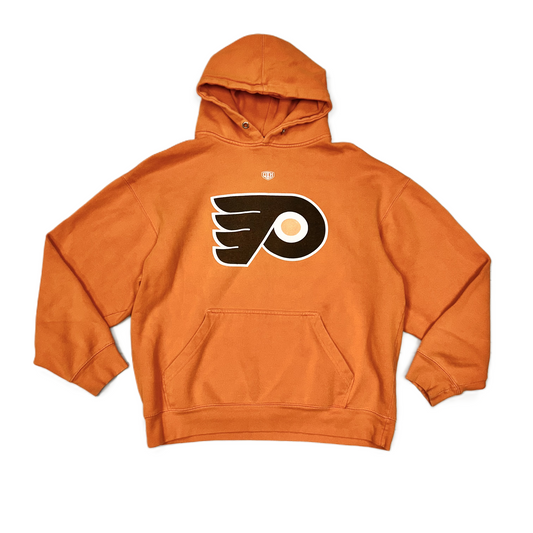 Sweatshirt Hoodie By Old Time Sports In Orange, Size: L