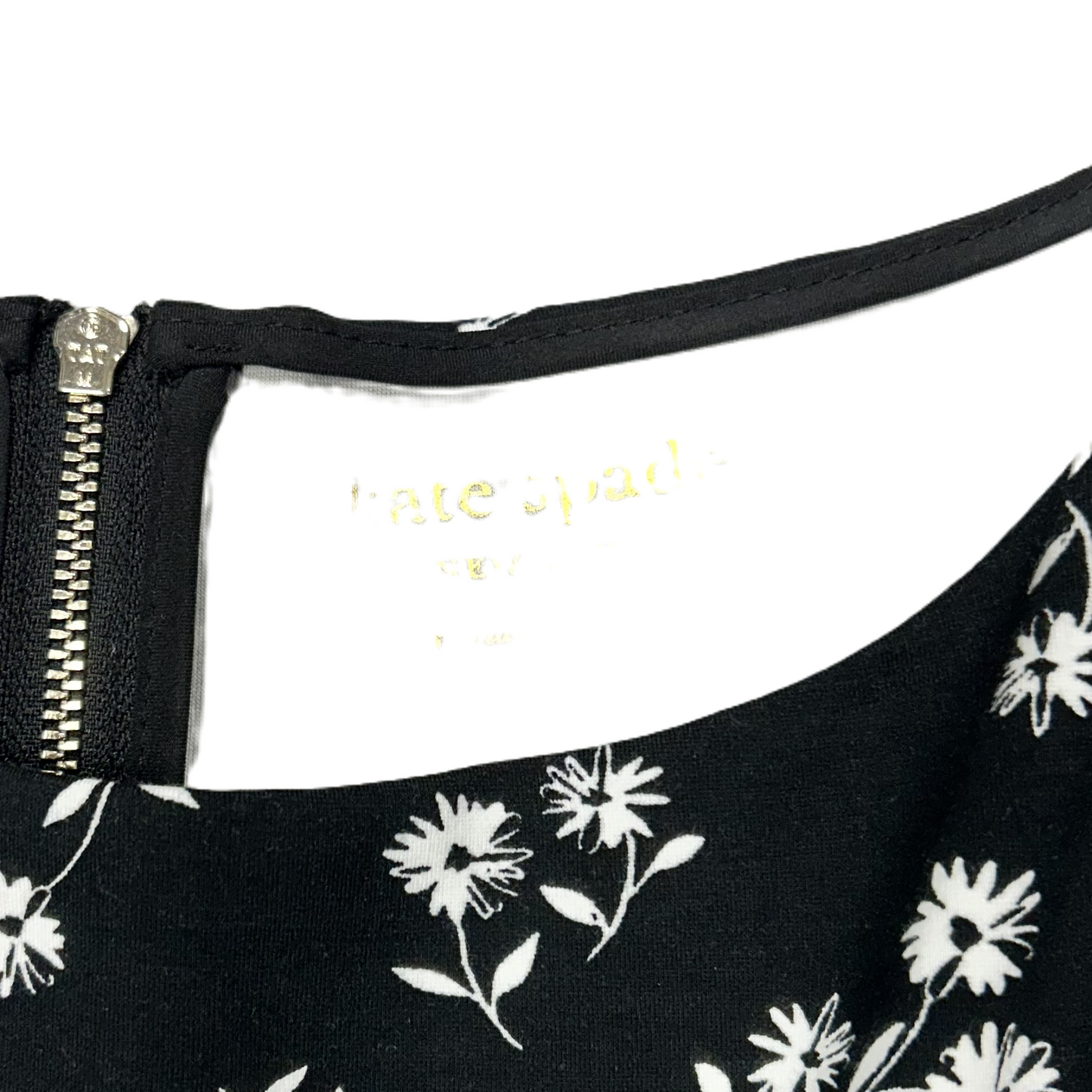 Dress Designer By Kate Spade In Black & White, Size: S